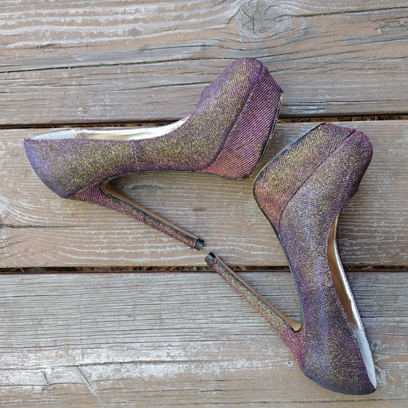 Bakers Iridescent Heels 💗💜💙 - Picture 2 of 8